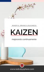 Kaizen | Red Ruby Sphere | Brand Strategy & Webdesign | Alma Seidel | www.redrubysphere.com