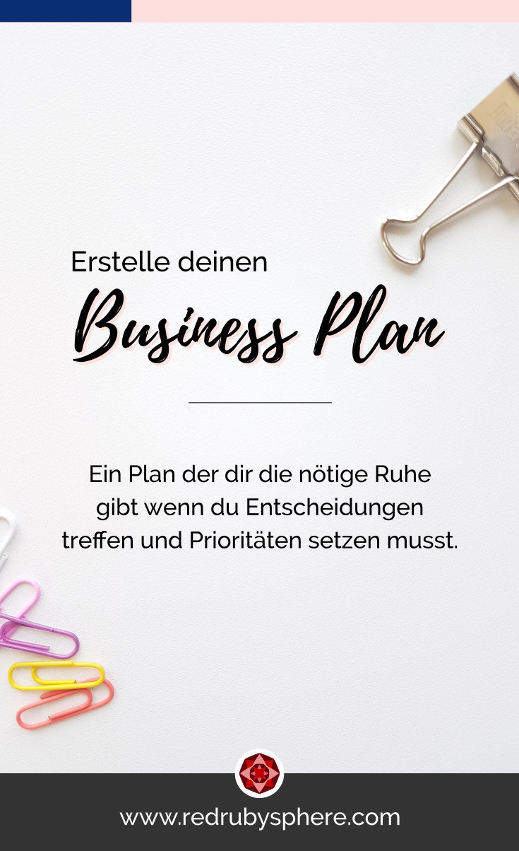 Crea tu Plan de Negocios | Red Ruby Sphere | Brand Strategy & Webdesign | Alma Seidel | www.redrubysphere.com