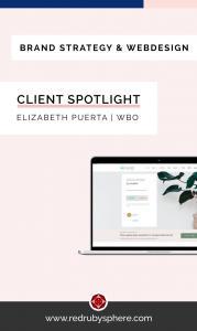 Client Spotlight: Eli Puerta - WellBeingOrganized | Brand Strategy & Webdesign by Alma Seidel | Red Ruby Sphere | www.redrubysphere.com